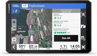 Garmin Camper 895 EU GPS för husbil, 8-tums navigator med husbilsanpassade rutter